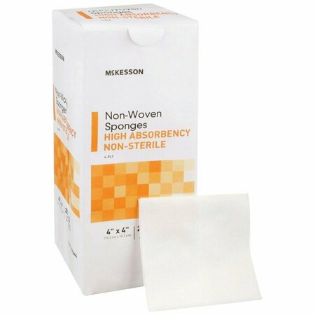 MCKESSON NonSterile Nonwoven Sponge, 4 x 4 Inch 16-40444